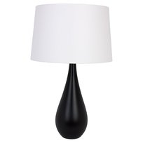 LAMPA STOŁOWA KOMODOWA VASE - CZARNA Hellux