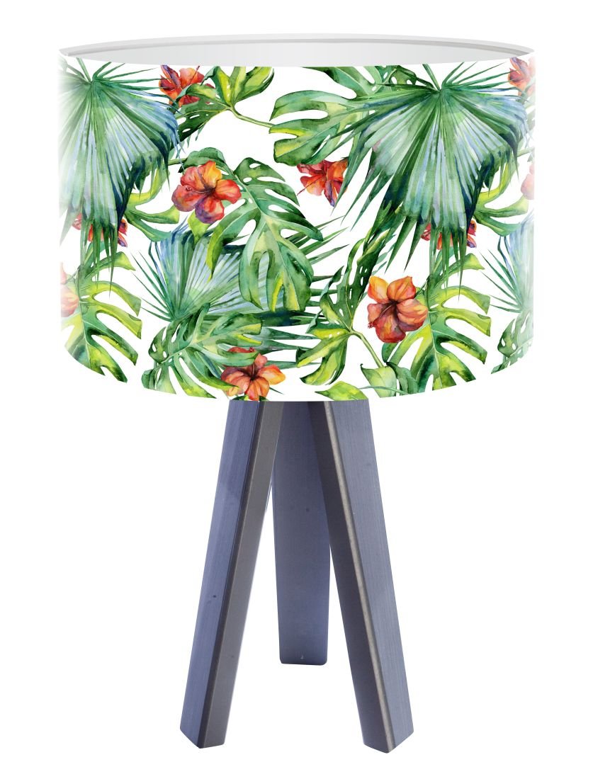 Фото - Настільна лампа Lampa stołowa MACODESIGN Delikatny hibiskus mini-foto-430a, 60 W