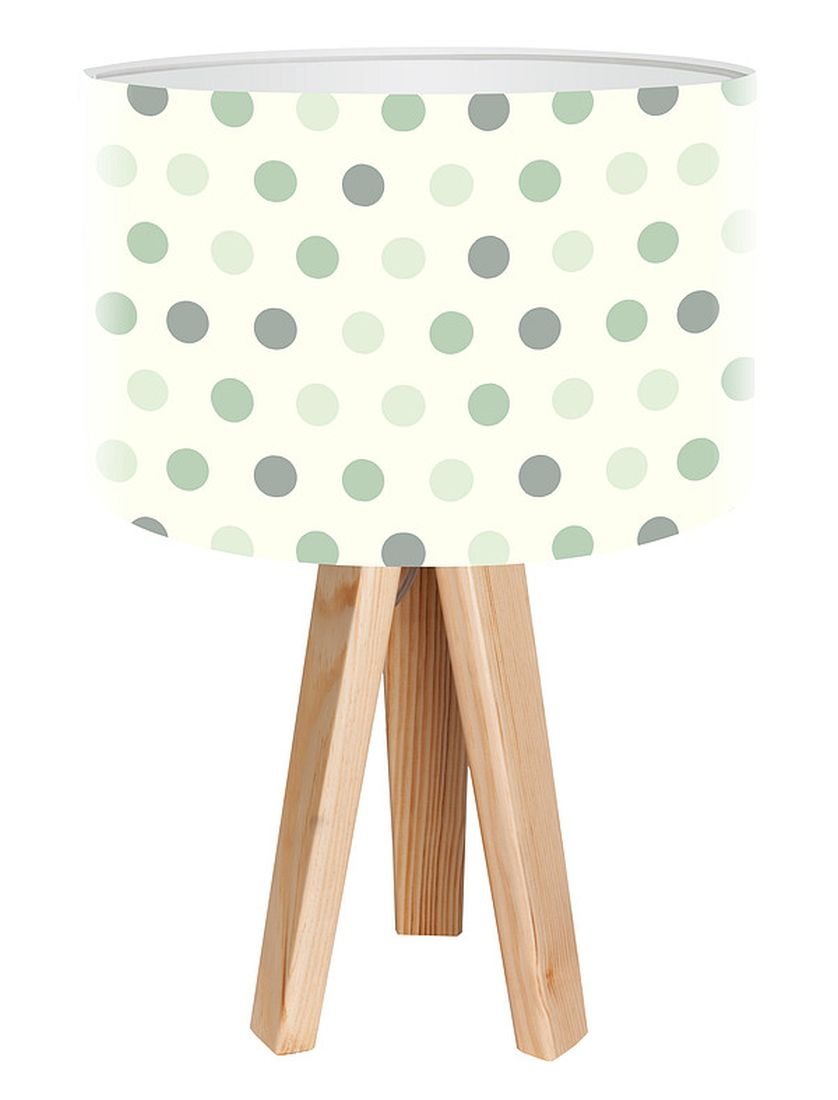 Фото - Настільна лампа Lampa stołowa MACODESIGN Pastelowe kropeczki mini-foto-261, 60 W