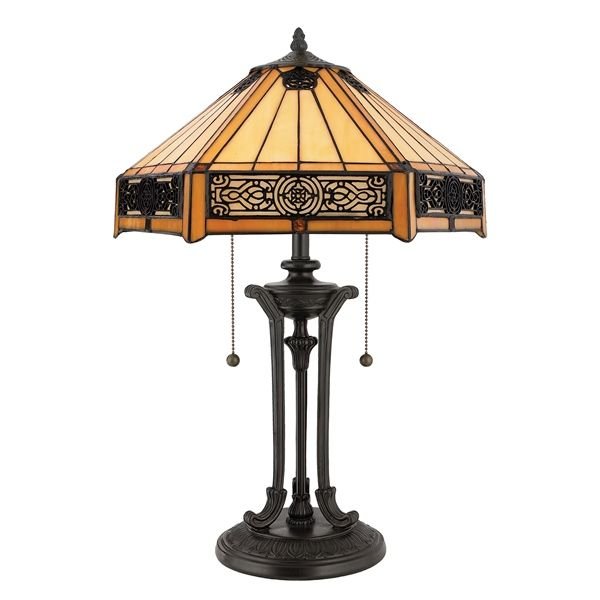 Lampa stołowa QUOIZEL Indus QZ/Indus/TL, E27, brązowa
