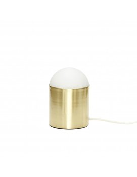 Lampa stołowa, szkło / mosiądz Hübsch - Hubsch Design