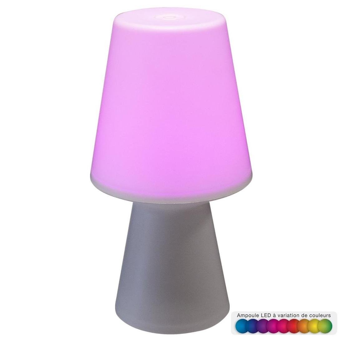 Lampa stołowa WIZA zmieniająca kolory, 23 cm