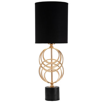 Lampa stołowa ze złotym zdobieniem CIRCLY - Mauro Ferretti