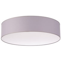 Lampa sufitowa DUŻY PLAFON ABAŻUR XL 60cm szary