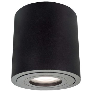 LAMPA sufitowa FARO LP-6510/1SM XL BK Light Prestige łazienkowa OPRAWA metalowa tuba downlight IP65 czarna - Light Prestige
