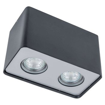 LAMPA sufitowa HARRIS FH31432S-BL Italux metalowy downlight prostokątny czarny - ITALUX