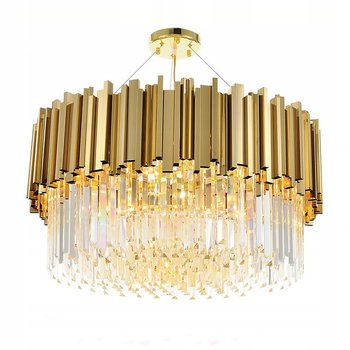 Lampa Sufitowa Kryształowa Gold App601-C - Toolight