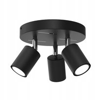 Lampa sufitowa plafon Ewilight Laser regulowane 3x GU10 czarna
