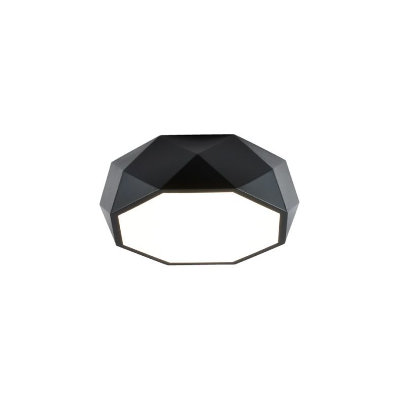 Zdjęcia - Żyrandol / lampa Barwa Lampa sufitowa plafon led Minimalismo S o mocy 24W w kolorze czarnym z bar 