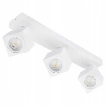 Lampa Sufitowa Ścienna Reflektor 3xGU10 QUANTUS Biała - LUMILED