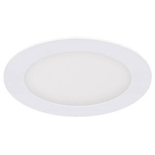 LAMPA sufitowa SLIM LED C 02484 Ideus wpust OPRAWA okrągła LED 9W 6500K metalowa stropowa biała - IDEUS