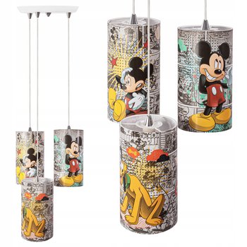 Lampa Sufitowa Wisząca Dziecięca Kolorowa Disney Mickey Classic Myszka Miki - Toolight