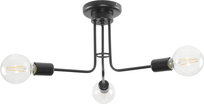 Lampa Sufitowa Wisząca Żyrandol do Salonu Czarny Loft Led 3xe27 Frida Negro 11-412