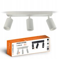 Lampa Sufitowa Żyrandol Plafon Tuby Metal SPOT BG3 LED 3xGU10 Biała Luxolar
