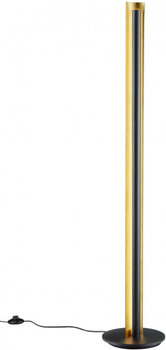 lampa Texelpodłogowa o mocy 15 W 25 x 142 cm stal złota/czarna - TWM