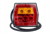 Lampa tylna do przyczepy naczepy FRISTOM FT-122 LED 3 funkcje UNIWERSALNA