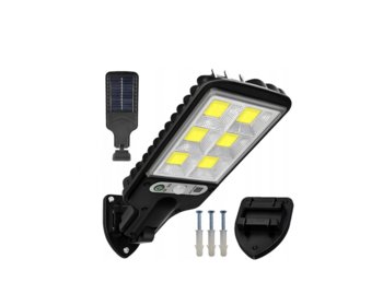 Lampa uliczna solarna 120 COB LED LU17 z czujnikiem ruchu i zmierzchu - R2