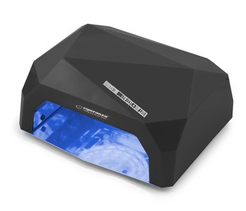 Lampa UV do paznokci żelowych, hybrydowych ESPERANZA EBN002K Onyx, czarny - Esperanza