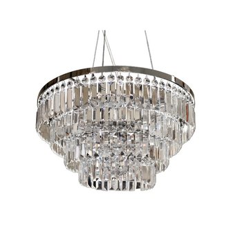 Lampa wisząca AZZARDO SALERNO DEL-6293-5P, srebrny, 40 W - AZzardo