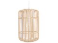 Lampa wisząca bambusowa jasne drewno AISNE - Beliani