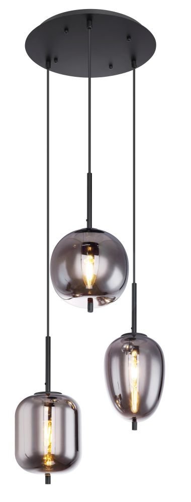 Lampa Wisząca BLACKY 15345-3 Globo - Globo | Sklep EMPIK.COM