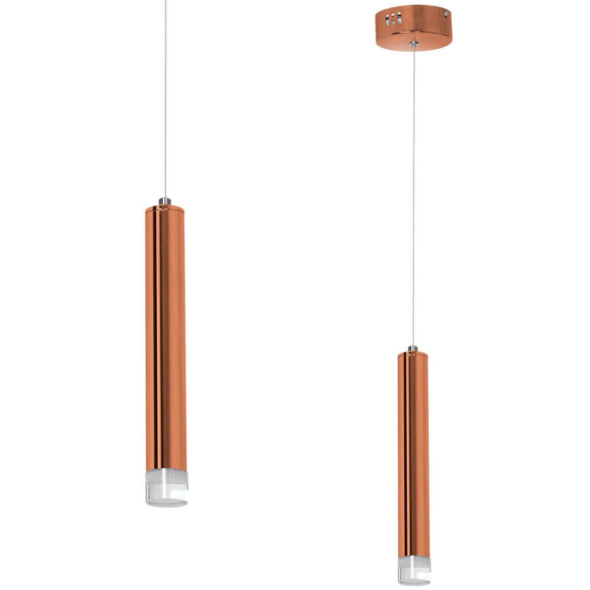 LAMPA Wisz ca COPPER ML984 Milagro Metalowa OPRAWA Zwis LED 5W 4000K lampa-wisz-ca-copper-ml984-milagro-metalowa-oprawa-zwis-led-5w-4000k