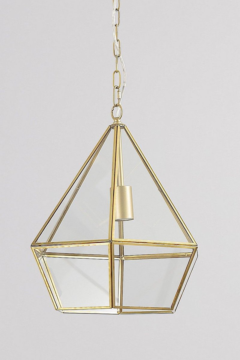 Zdjęcia - Żyrandol / lampa Dekoria Lampa wisząca  Hidaya, złota, 42 cm 