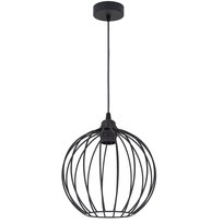 Lampa wisząca DUŻA KULA BRYLANT LOFT czarna