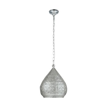 Lampa wisząca EGLO Melilla, 60 W, E27, srebrna, 110x33x33 cm - Eglo