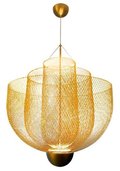 Lampa wisząca Gold Pattern LED : Rozmiar - S - MIA home
