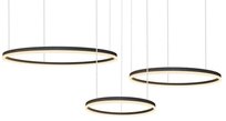 Lampa wisząca Halo AZ4975 180W do salonu ring czarna