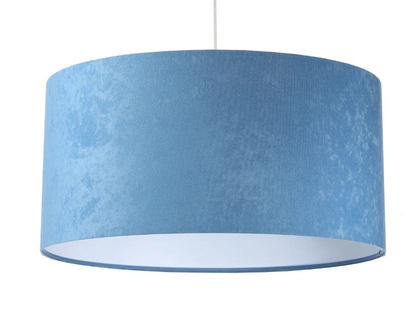 Lampa wisząca HOME 50 błękitna/biała