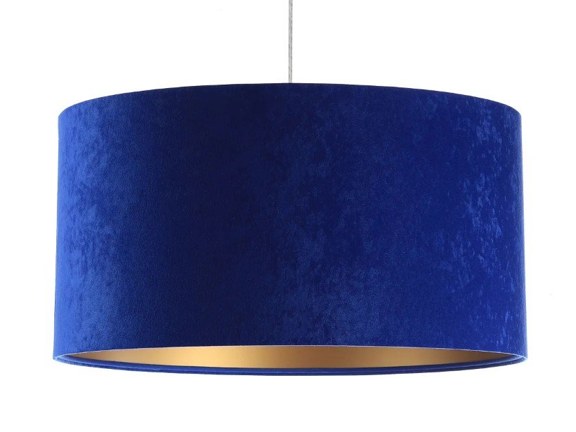Lampa wisząca HOME 50 niebieska/złota