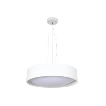 LAMPA wisząca HUDSON LP-043/1P WH Light Prestige metalowa OPRAWA zwis LED 36W 4000K okrągły biały - Light Prestige