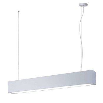 LAMPA wisząca IBROS LP-7001/1P 20 WH-63 18/3 Light prestige metalowa OPRAWA zwis LED 18W 3000K listwa biała - Light Prestige