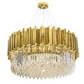 Lampa wisząca Imperium Gold/Silver 80 cm : Kolor - Złoty - MIA home
