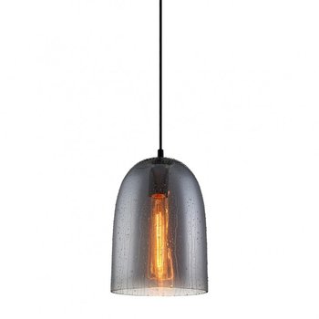 Lampa wisząca ITALUX Tabby MDM3149/1 SG+DROP, E27, czarna - ITALUX