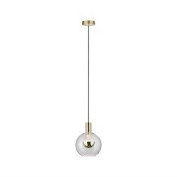 Zdjęcia - Żyrandol / lampa Paulmann Lampa wisząca kula Neordic Esben E27 szkło mosiądz 