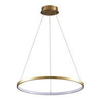Lampa wisząca led lea 1 złota 20w 4000k 329165 nowoczesne oświetlenie sufitowe sanico goldlux