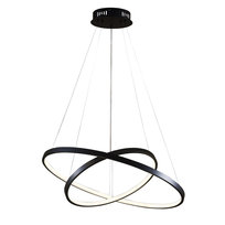 Lampa wisząca led lea 2 czarna 35w 4000k 329172 nowoczesne oświetlenie sufitowe sanico goldlux