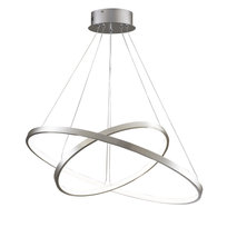 Lampa wisząca led lea 2 nikiel 35w 4000k 330017 nowoczesne oświetlenie sufitowe sanico goldlux