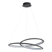 Lampa wisząca LED TANGO 44W 331106 czarna 4000K Sanico Goldlux