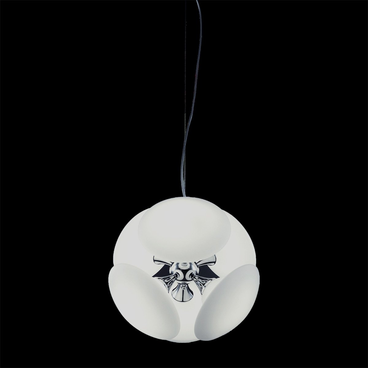 Фото - Люстра / світильник LUXERA Lampa wisząca  Diamo, biała, 6x40W, 120x42 cm 