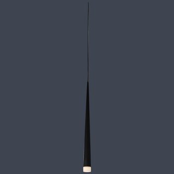 Lampa wisząca LUXERA Ebony, czarna, 33W, 120x6 cm - Luxera