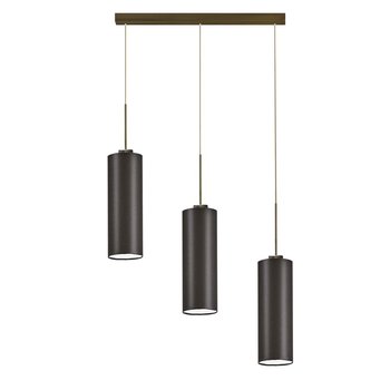 Lampa wisząca LYSNE Borneo, 3x60 W, E27, brązowa/złota, 120x65 cm - LYSNE