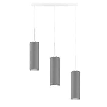 Lampa wisząca LYSNE Borneo, 3x60 W, E27, stalowa/biała, 120x65 cm - LYSNE