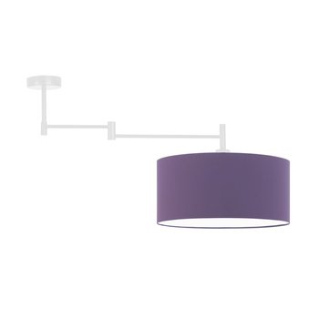 Lampa wisząca LYSNE Rangun, 60 W, E27, fioletowa/biała, 37x90 cm - LYSNE