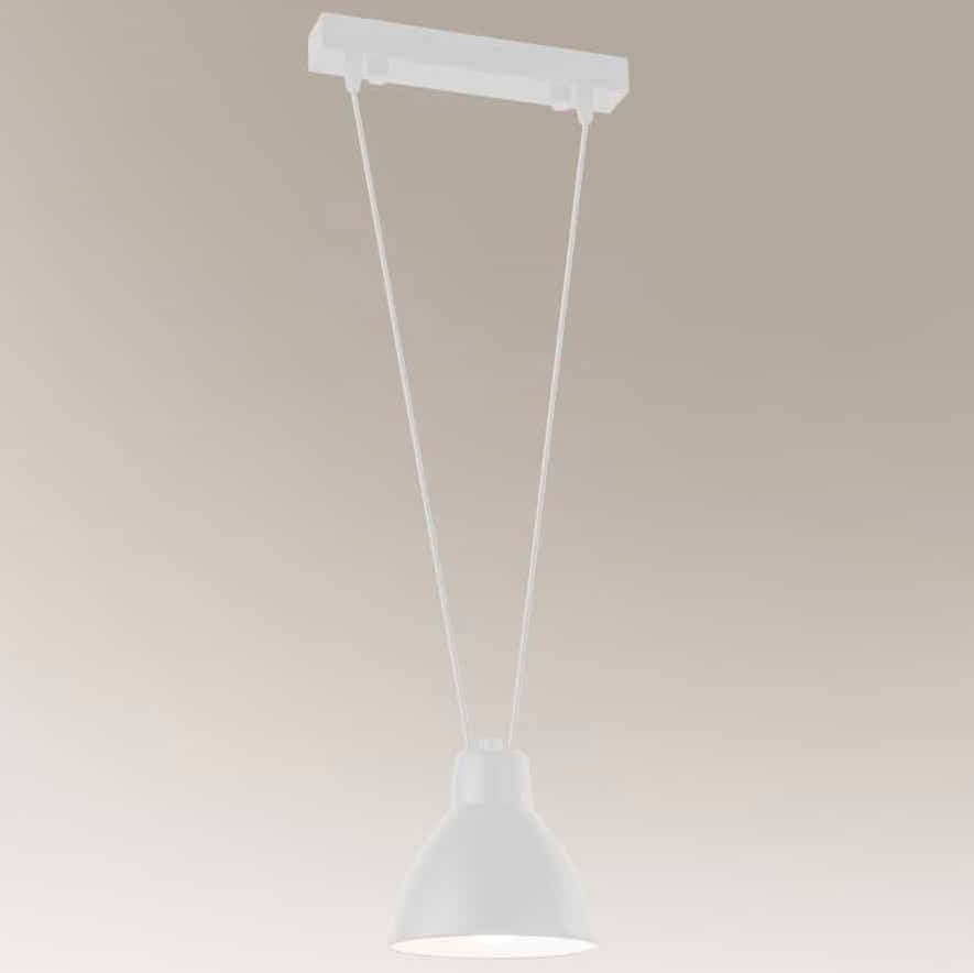Фото - Люстра / світильник LAMPA wisząca MASAMI 7949 Shilo loftowa OPRAWA metalowy zwis biały