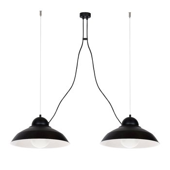 Lampa wisząca MILAGRO Gustav, czarna, 60 W, 110x100 cm - Milagro