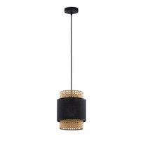 Lampa wisząca nowoczesna BOHO Small Black 1pł. ratan TK Lighting TK Lighting